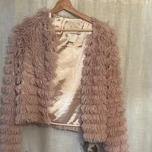 Altar'd State Mauve Teddy Jacket
